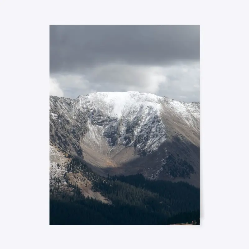 A Snowy Mountain Pass, Colorado