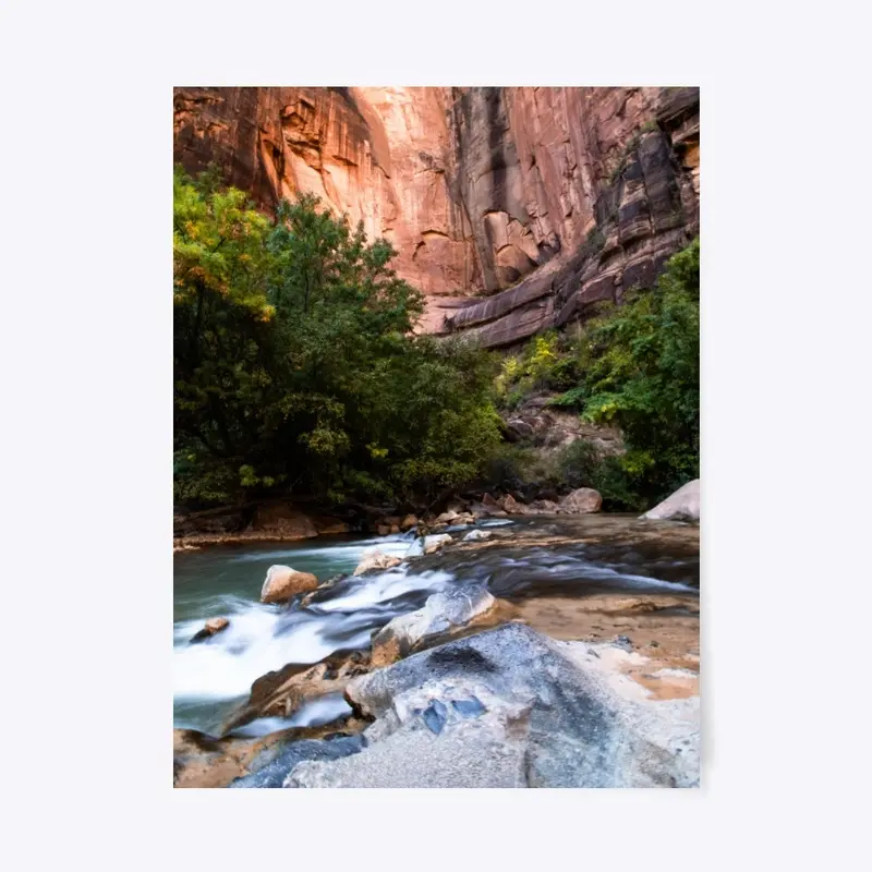 The Virgin River, Zion Nat'l Park, Utah