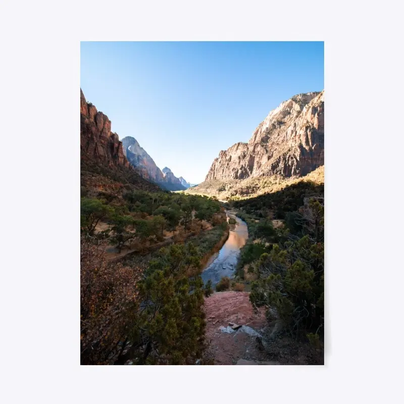 Zion Canyon, Zion Nat'l Park, Utah