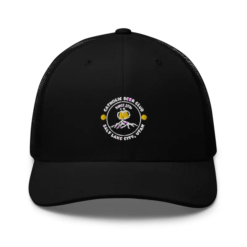 Catholic Beer Club Trucker Hat Circle