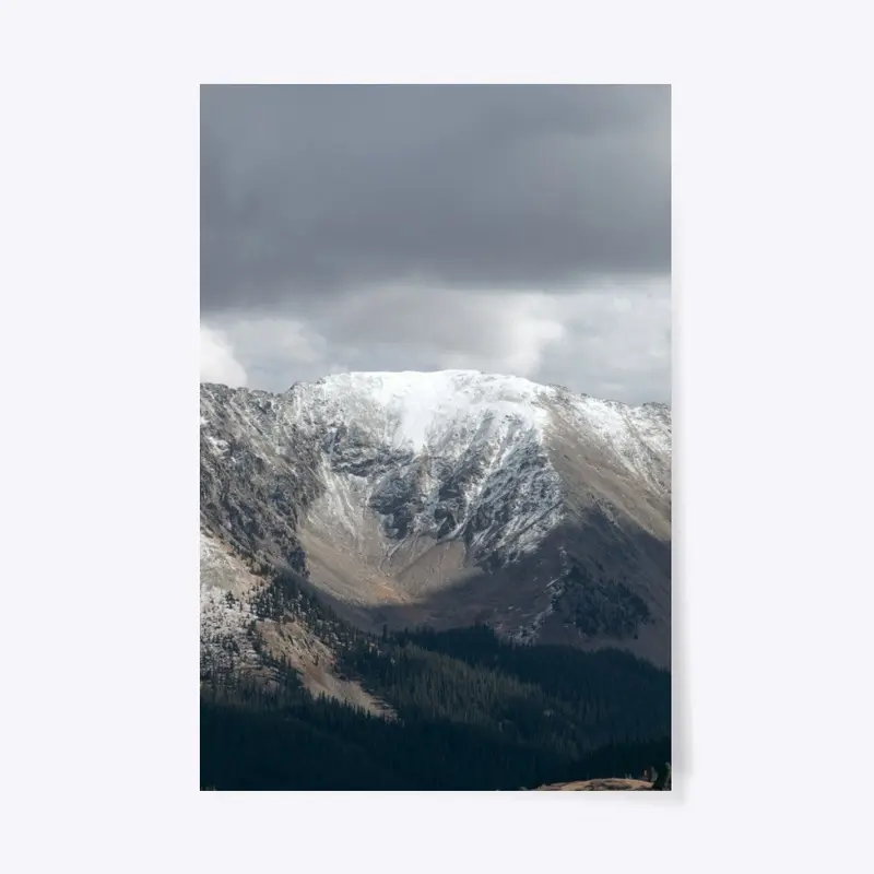 A Snowy Mountain Pass, Colorado